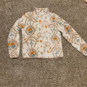 Patterned Fleece Jacket